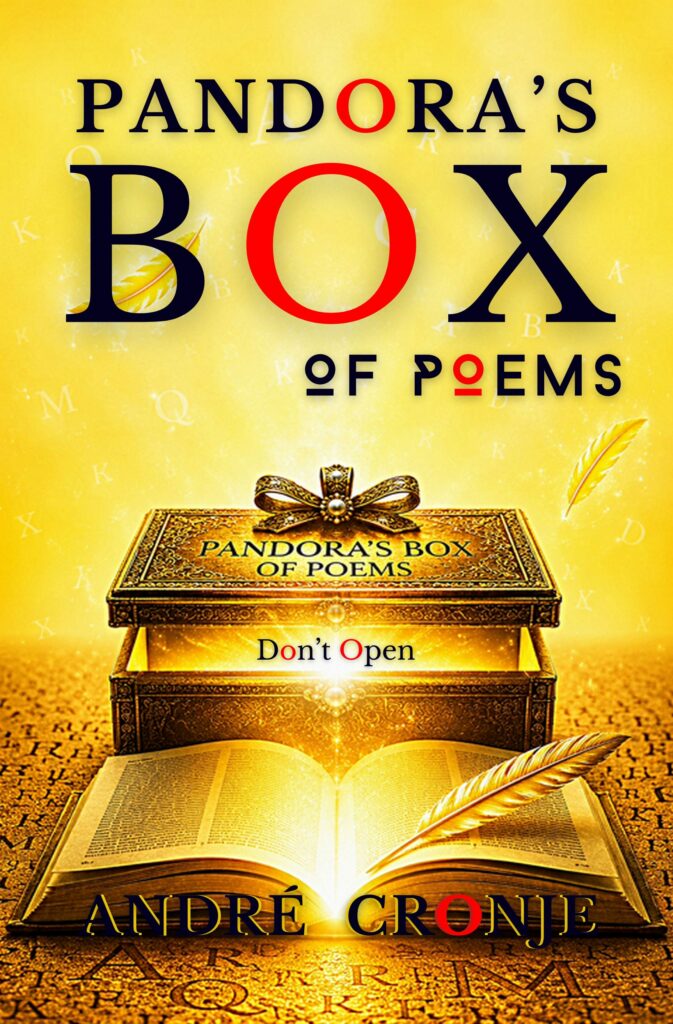 Book cover of Pandora’s Box of Poems, a collection of sacred and peculiar poetry exploring faith, mystery, satire, wisdom, and the human experience.