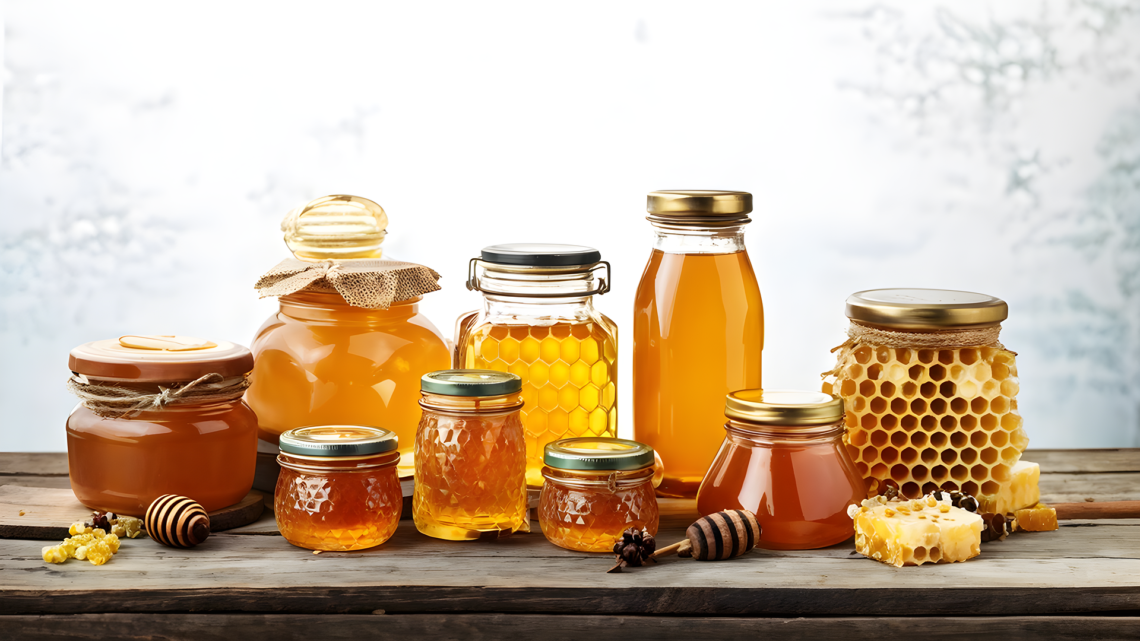 Jars of honey
