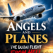 Angels and Planes: The Dubai Flight From Hell, featuring a winged angel above a flydubai passenger plane flying through dramatic clouds over Jerusalem.